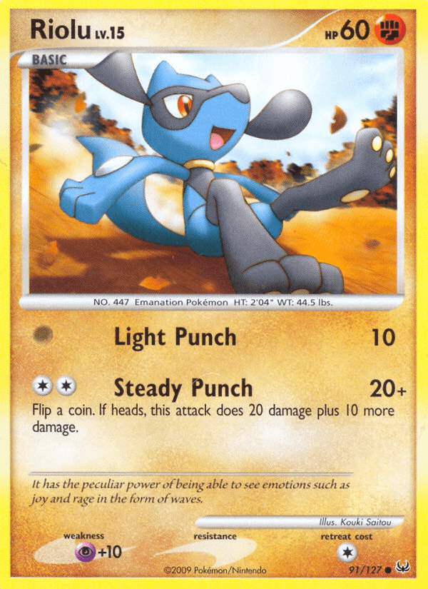 Riolu pl1-91 Common from Platinum Set