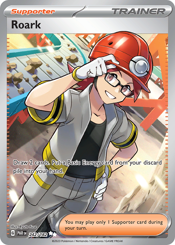 Roark sv4-242 Ultra Rare from Paradox Rift Set