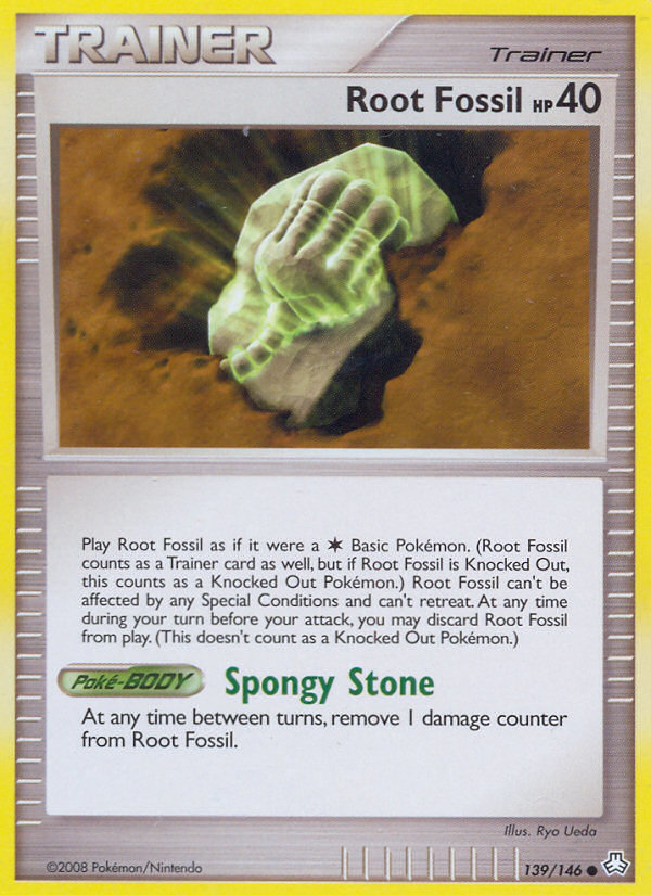 Root Fossil dp6-139 Common from Legends Awakened Set