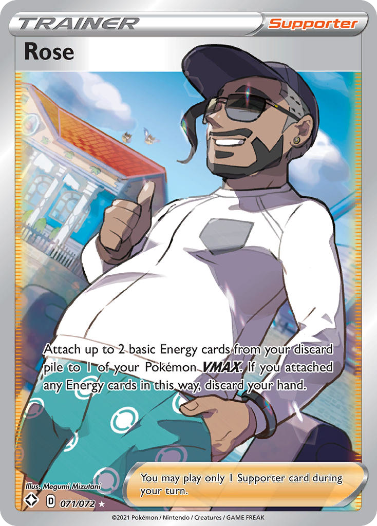 Rose swsh45-71 Rare Ultra from Shining Fates Set