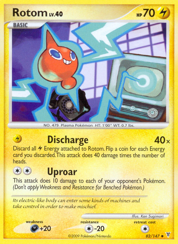 Rotom pl3-82 Uncommon from Supreme Victors Set