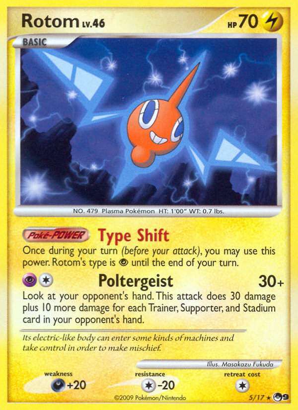 Rotom pop9-5 Rare from POP Series 9 Set
