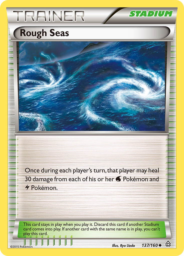 Rough Seas xy5-137 Uncommon from Primal Clash Set