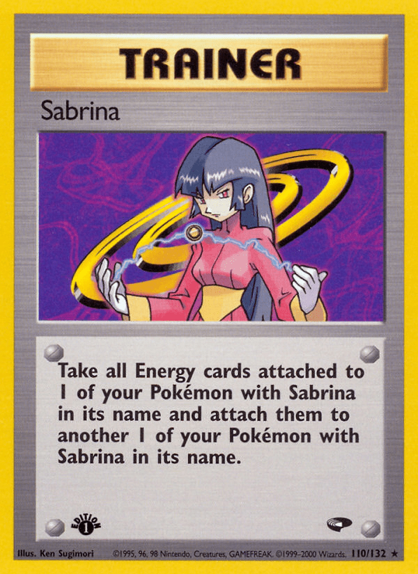 Sabrina gym2-110 Rare from Gym Challenge Set