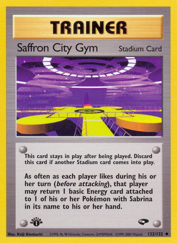 Saffron City Gym gym2-122 Uncommon from Gym Challenge Set
