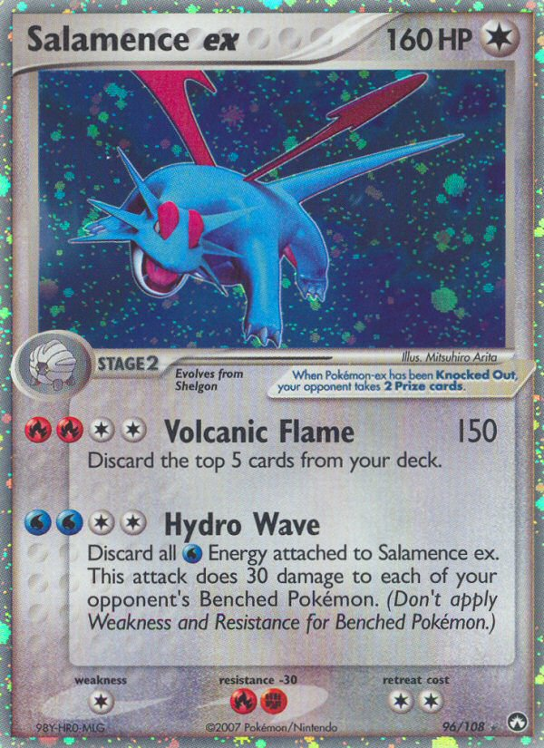 Salamence ex ex16-96 Rare Holo EX from Power Keepers Set