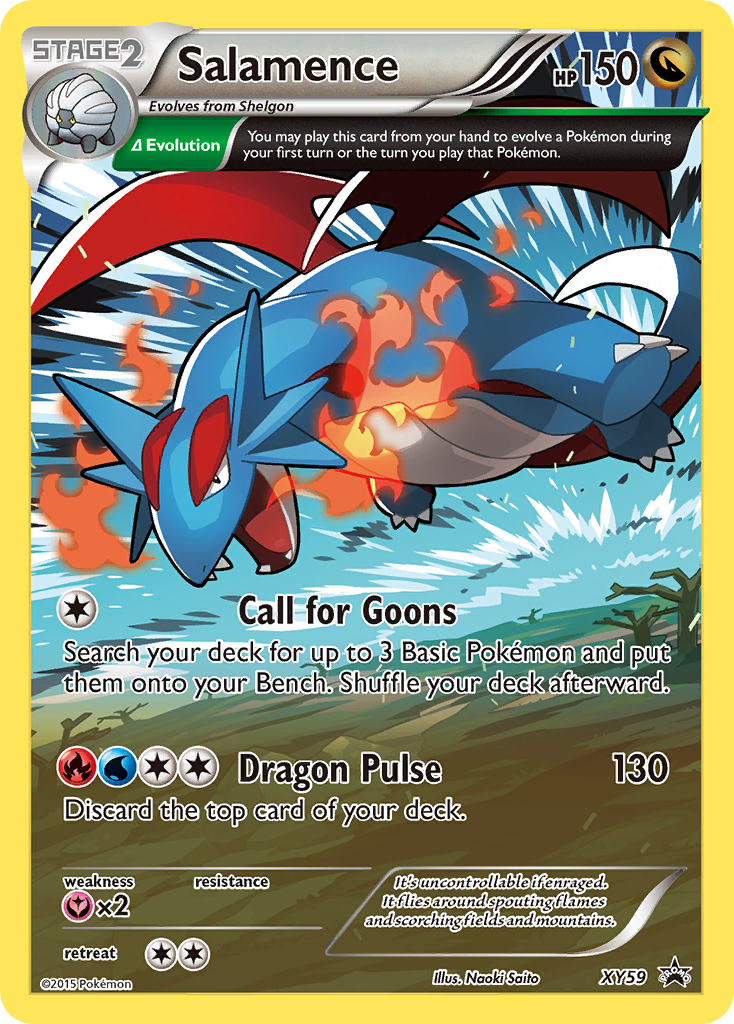 Salamence xyp-XY59 Promo from XY Black Star Promos Set