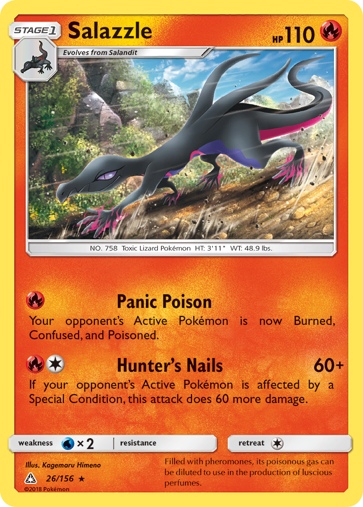 Salazzle sm5-26 Rare from Ultra Prism Set