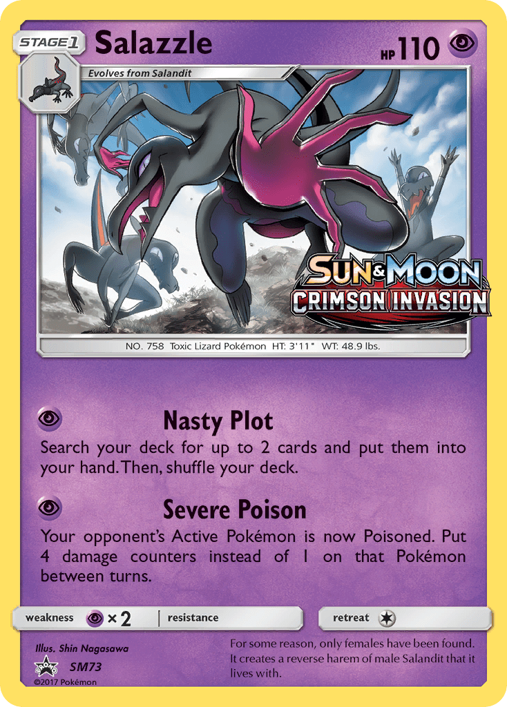 Salazzle smp-SM73 Promo from SM Black Star Promos Set