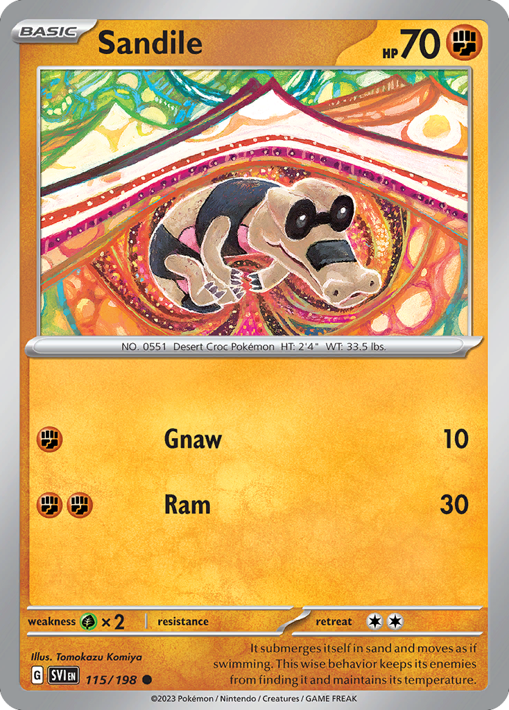 Sandile sv1-115 Common from Scarlet & Violet Set
