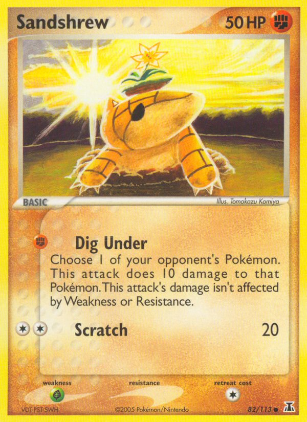 Sandshrew ex11-82 Common from Delta Species Set