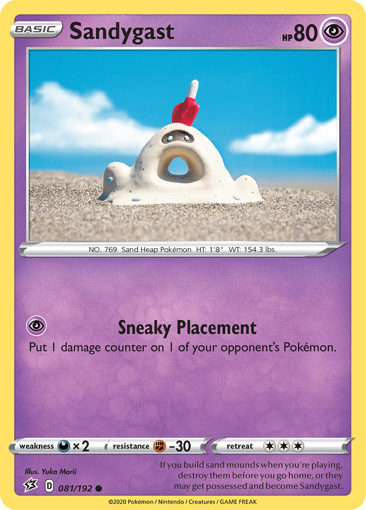 Sandygast swsh2-81 Common from Rebel Clash Set