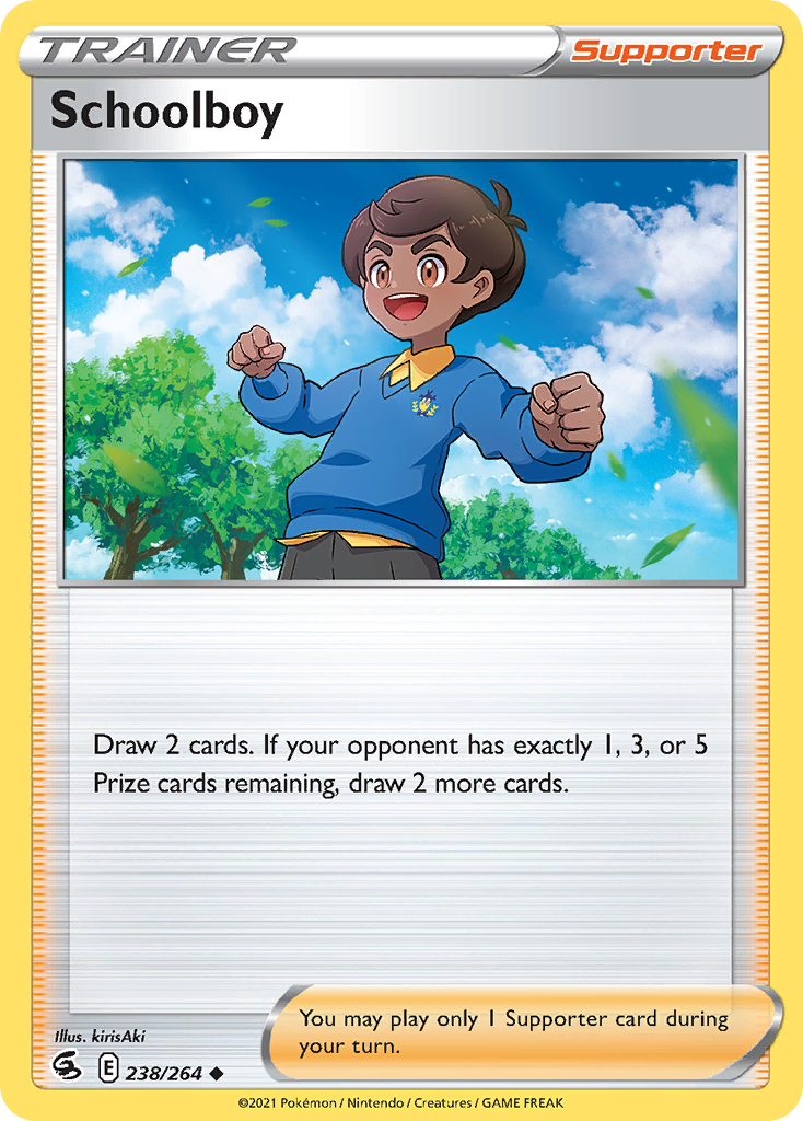 Schoolboy swsh8-238 Uncommon from Fusion Strike Set