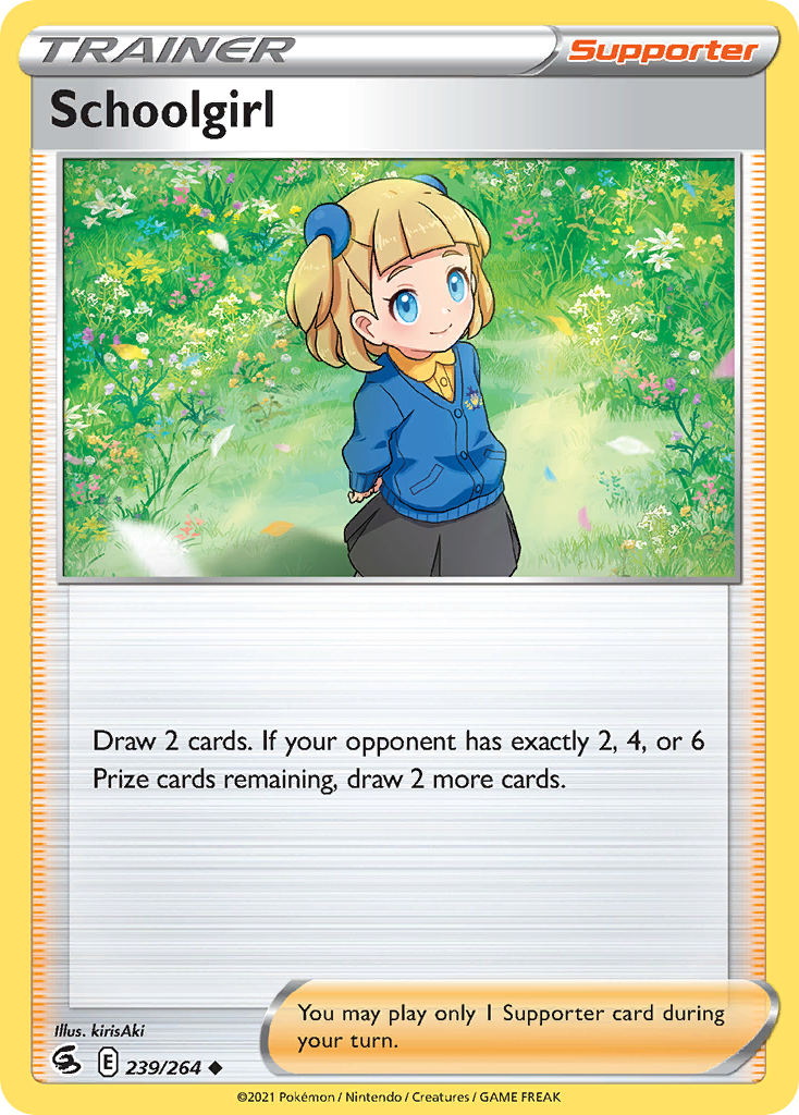 Schoolgirl swsh8-239 Uncommon from Fusion Strike Set