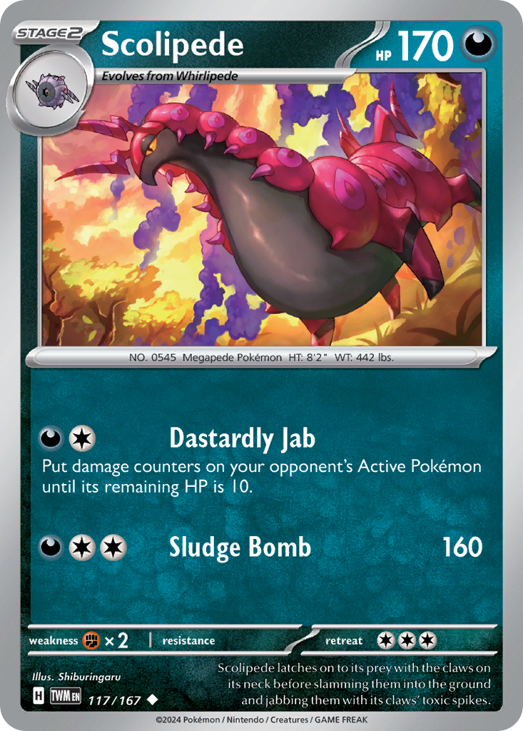Scolipede sv6-117 Uncommon from Twilight Masquerade Set
