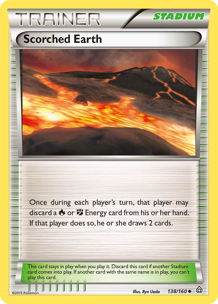 Scorched Earth xy5-138 Uncommon from Primal Clash Set