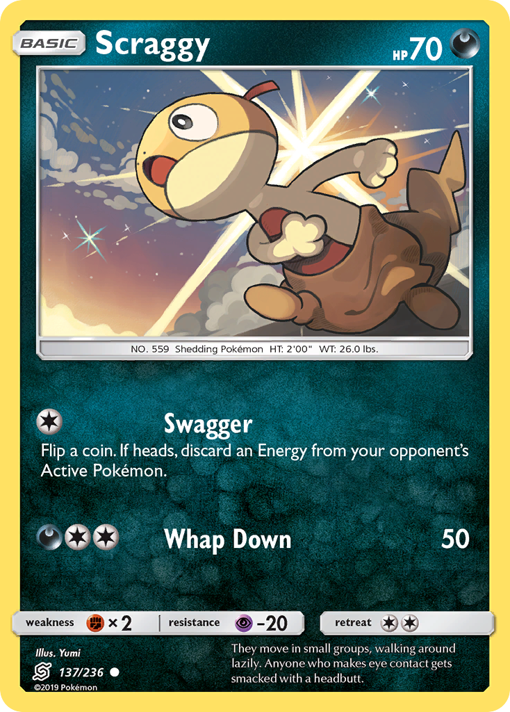 Scraggy sm11-137 Common from Unified Minds Set
