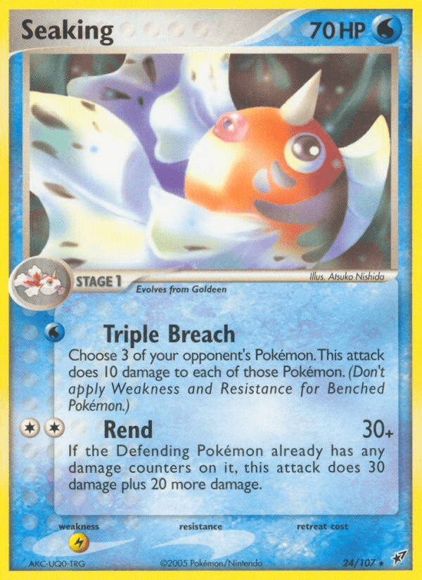 Seaking ex8-24 Rare from Deoxys Set