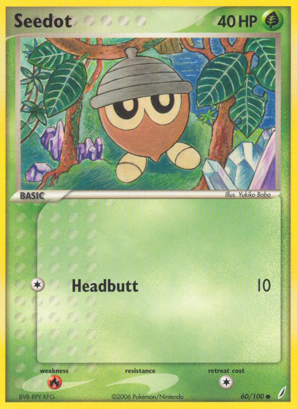 Seedot ex14-60 Common from Crystal Guardians Set