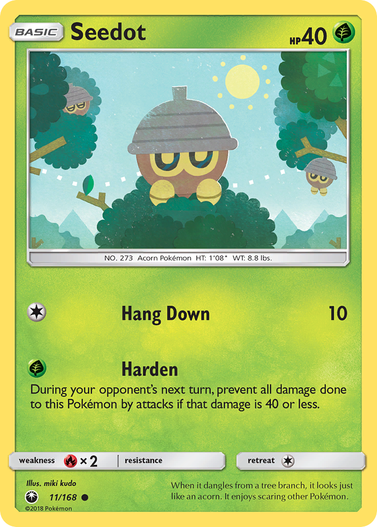Seedot sm7-11 Common from Celestial Storm Set