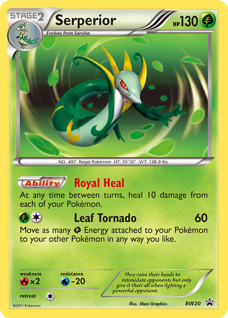 Serperior bwp-BW20 Promo from BW Black Star Promos Set
