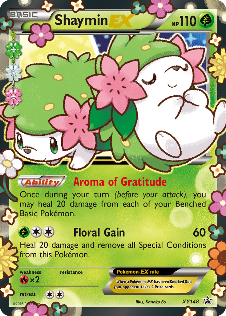 Shaymin-EX xyp-XY148 Promo from XY Black Star Promos Set
