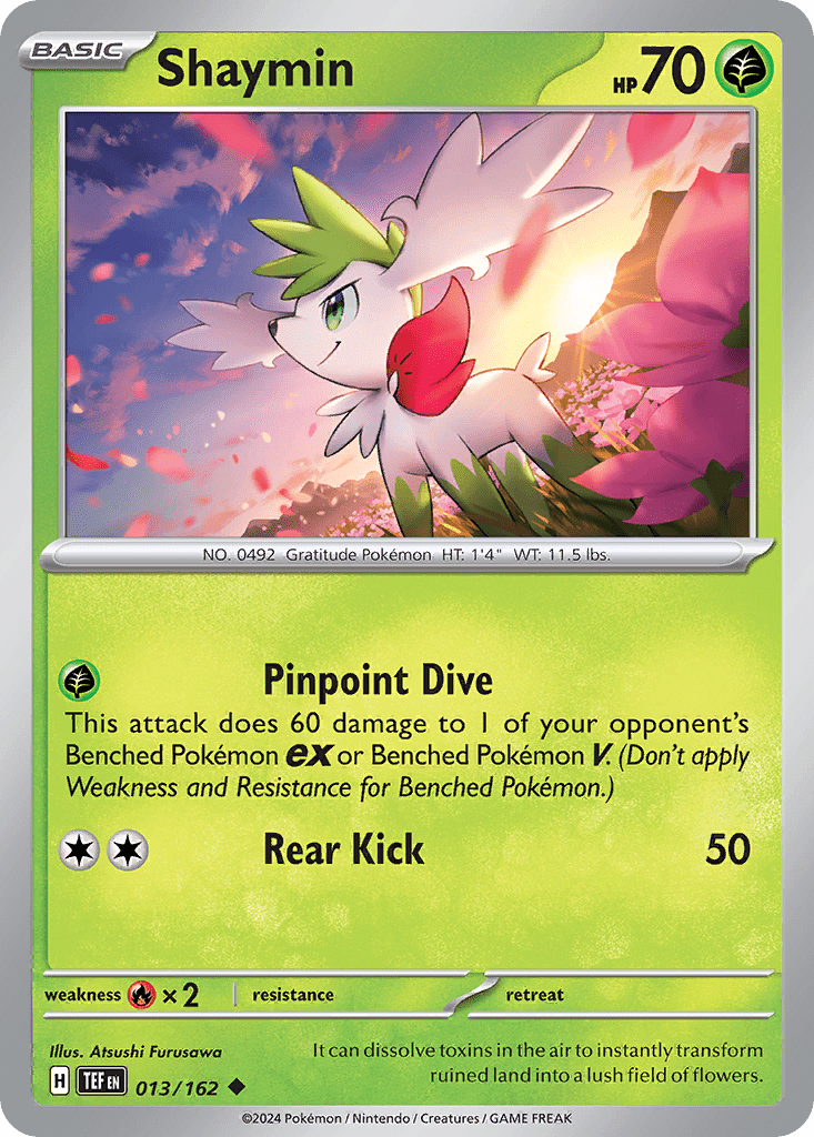 Shaymin sv5-13 Uncommon from Temporal Forces Set