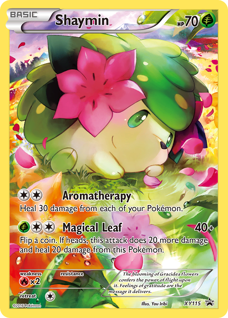 Shaymin xyp-XY115 Promo from XY Black Star Promos Set