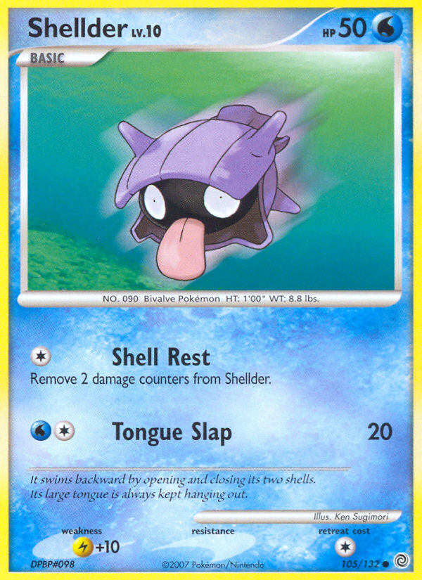 Shellder dp3-105 Common from Secret Wonders Set