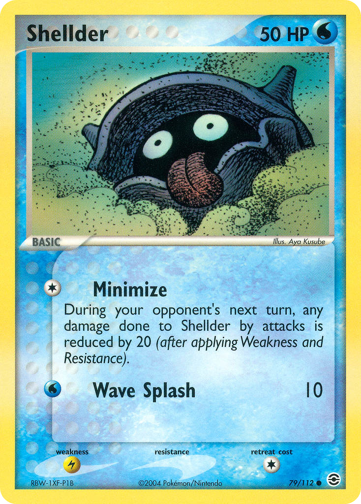 Shellder ex6-79 Common from FireRed & LeafGreen Set