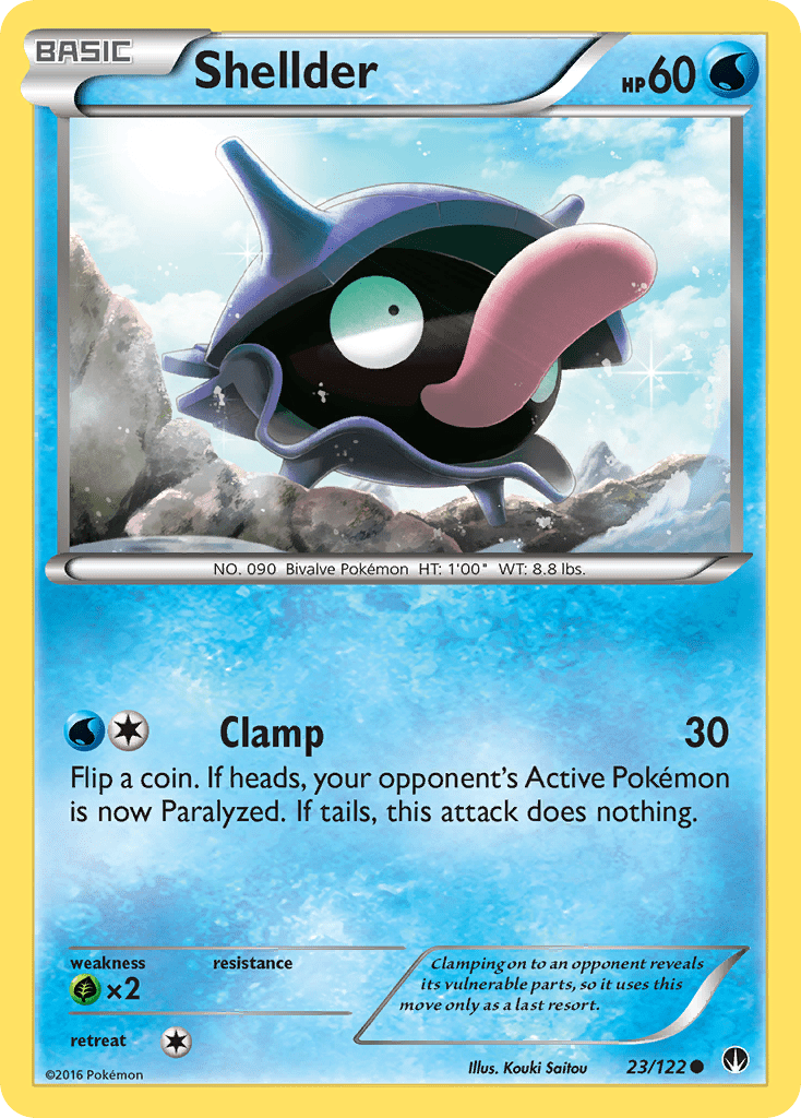 Shellder xy9-23 Common from BREAKpoint Set