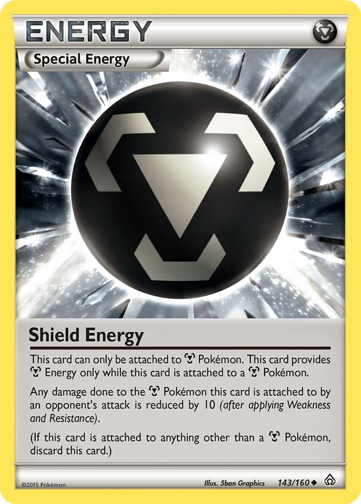 Shield Energy xy5-143 Uncommon from Primal Clash Set