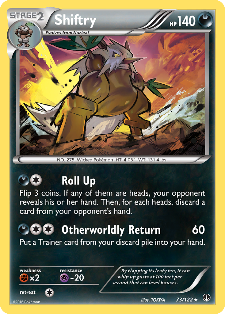 Shiftry xy9-73 Rare from BREAKpoint Set