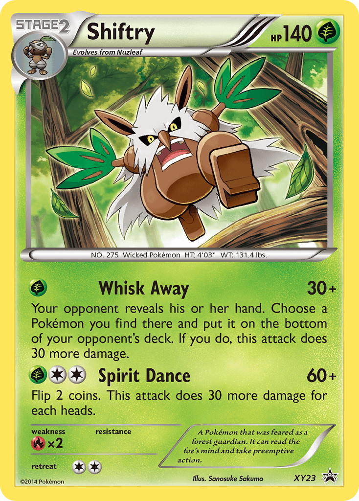 Shiftry xyp-XY23 Promo from XY Black Star Promos Set
