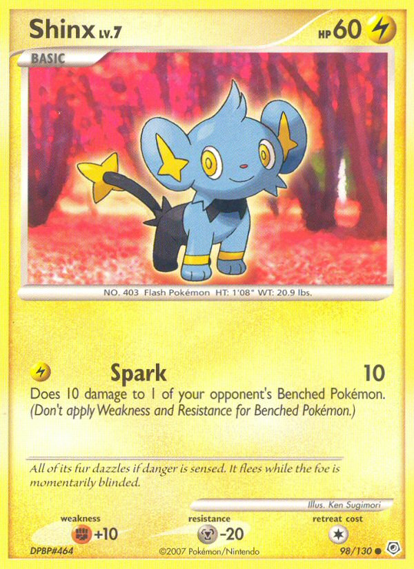 Shinx dp1-98 Common from Diamond & Pearl Set