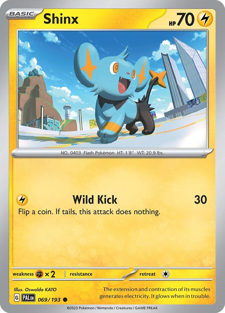 Shinx sv2-69 Common from Paldea Evolved Set