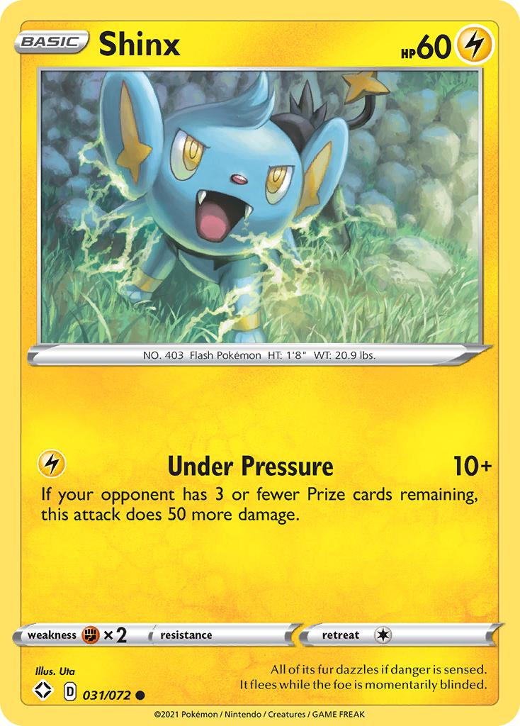 Shinx swsh45-31 Common from Shining Fates Set
