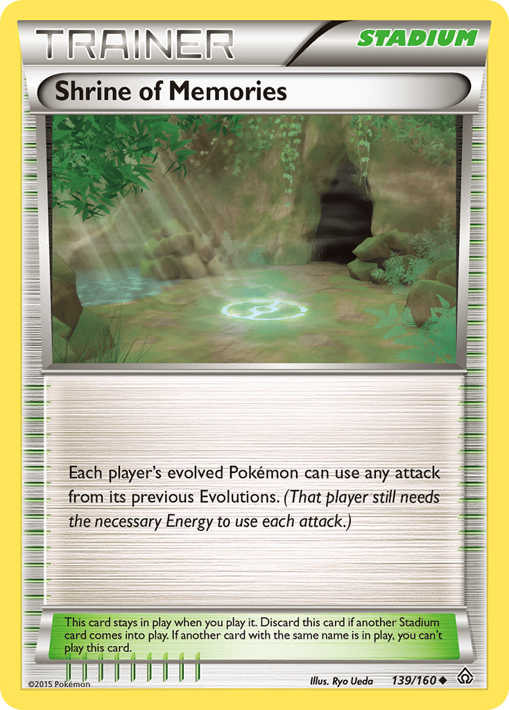 Shrine of Memories xy5-139 Uncommon from Primal Clash Set