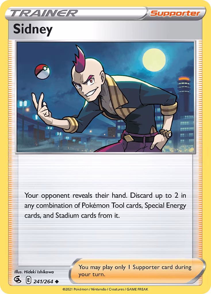 Sidney swsh8-241 Uncommon from Fusion Strike Set