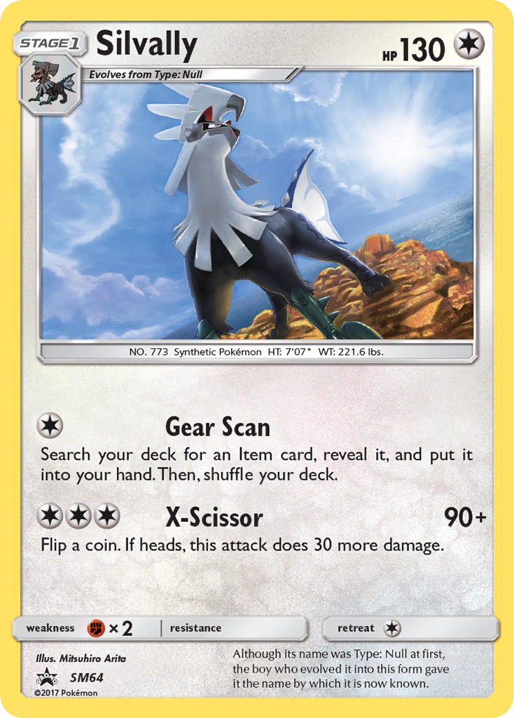Silvally smp-SM64 Promo from SM Black Star Promos Set