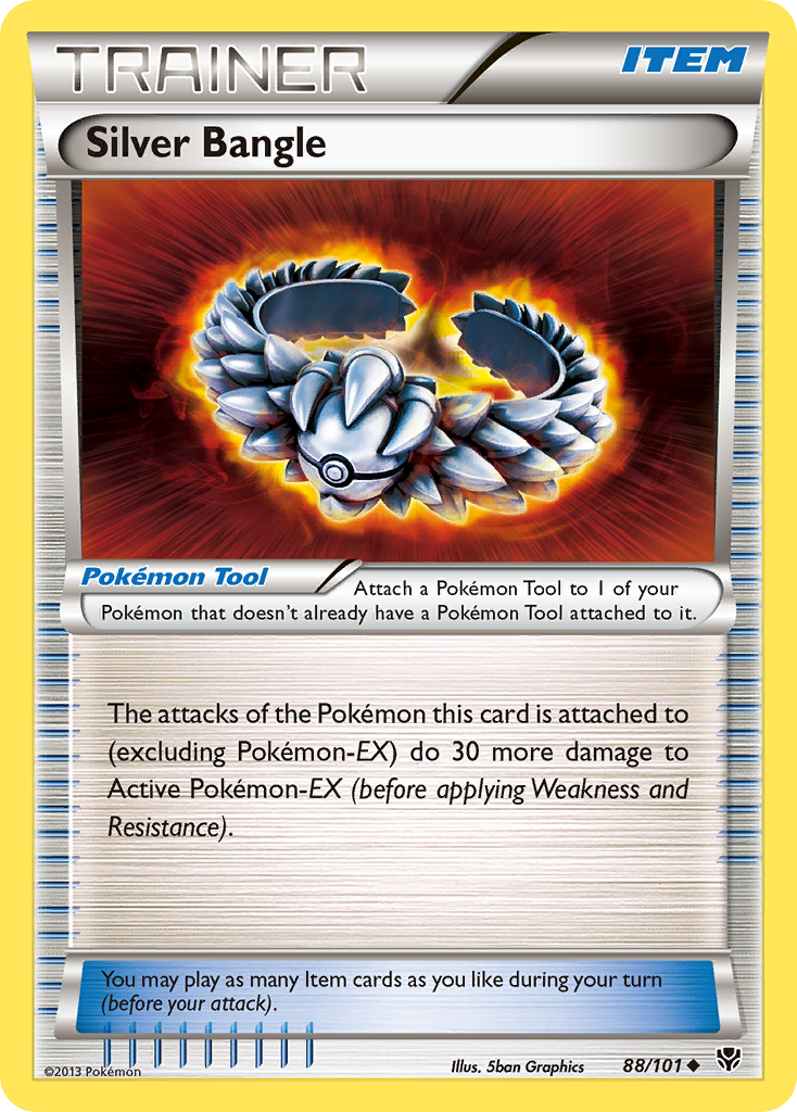 Silver Bangle bw10-88 Uncommon from Plasma Blast Set