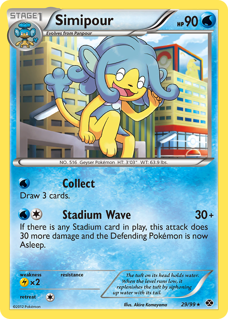 Simipour bw4-29 Rare from Next Destinies Set