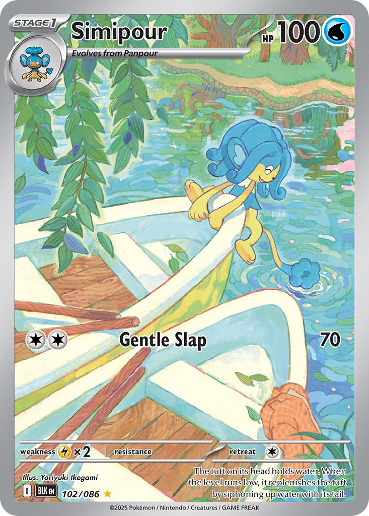 Simipour zsv10pt5-102 Illustration Rare from Black Bolt Set