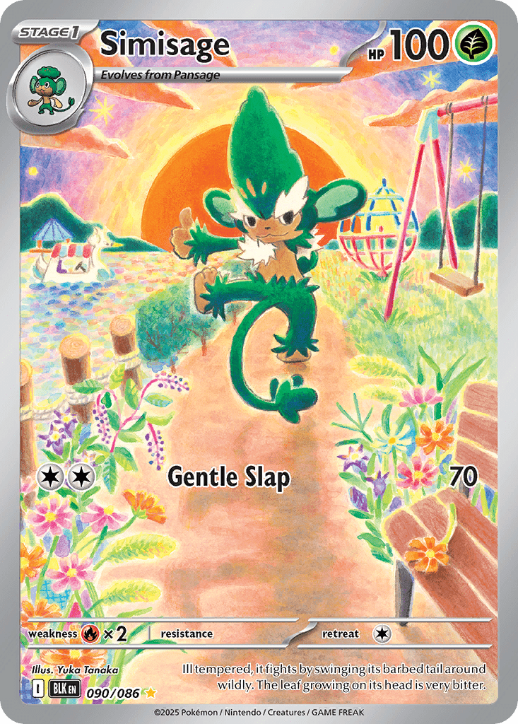 Simisage zsv10pt5-90 Illustration Rare from Black Bolt Set