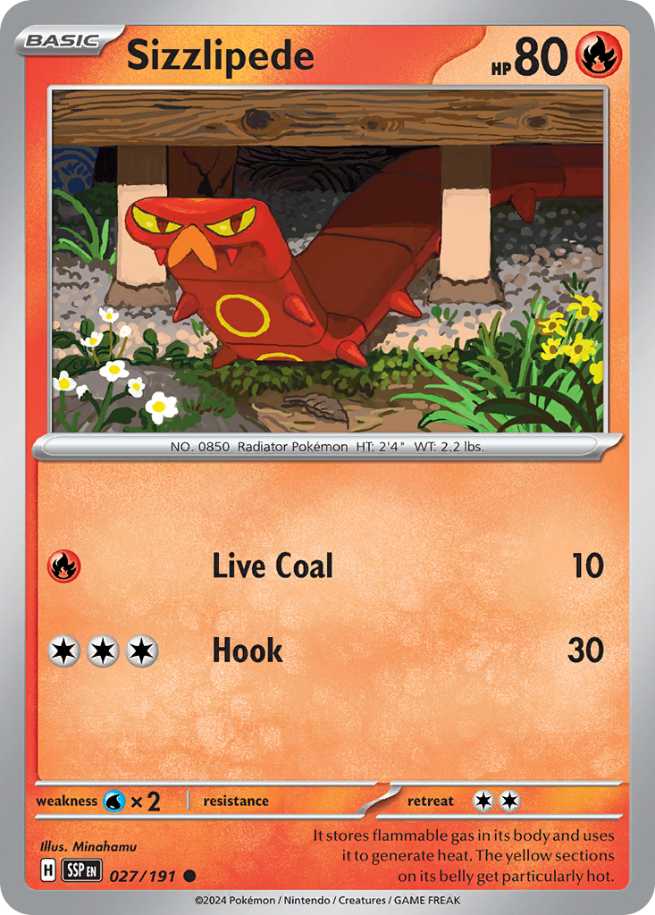 Sizzlipede sv8-27 Common from Surging Sparks Set