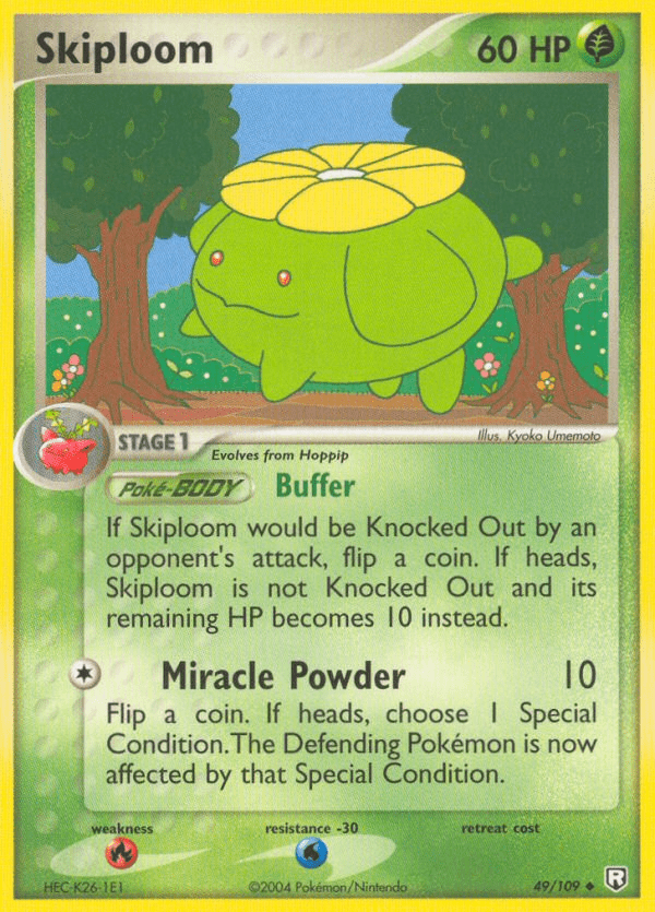 Skiploom ex7-49 Uncommon from Team Rocket Returns Set