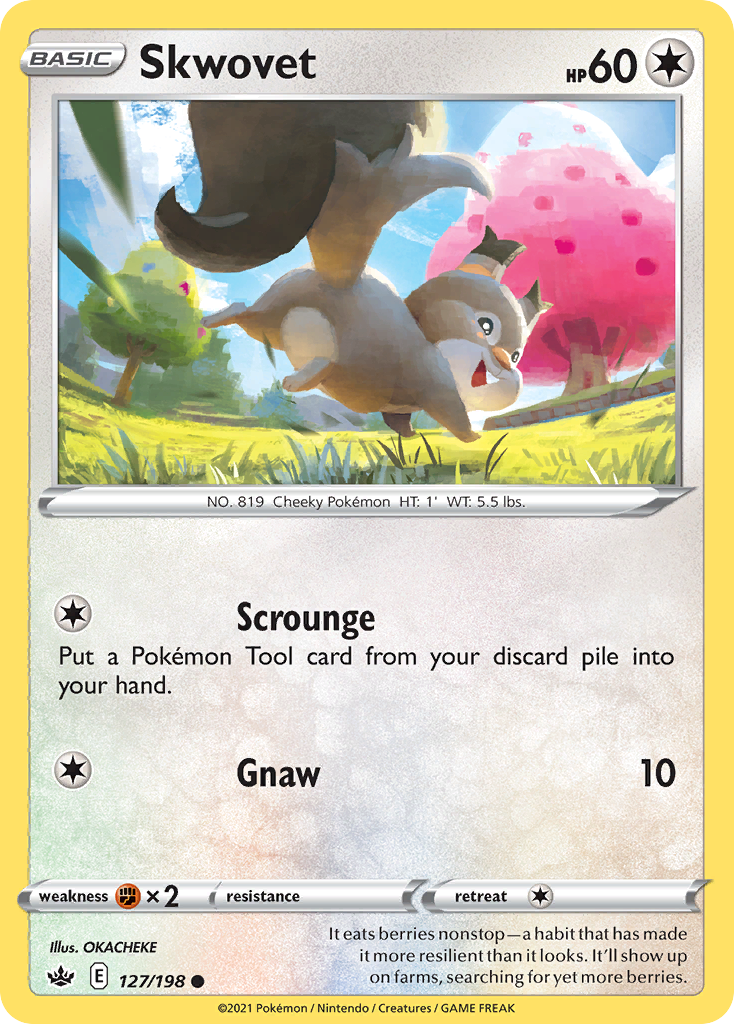 Skwovet swsh6-127 Common from Chilling Reign Set