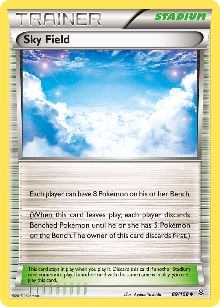 Sky Field xy6-89 Uncommon from Roaring Skies Set