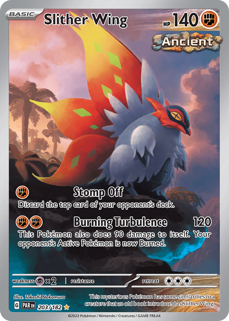 Slither Wing sv4-203 Illustration Rare from Paradox Rift Set