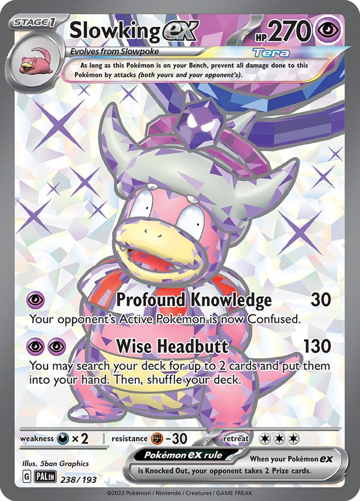 Slowking ex sv2-238 Ultra Rare from Paldea Evolved Set